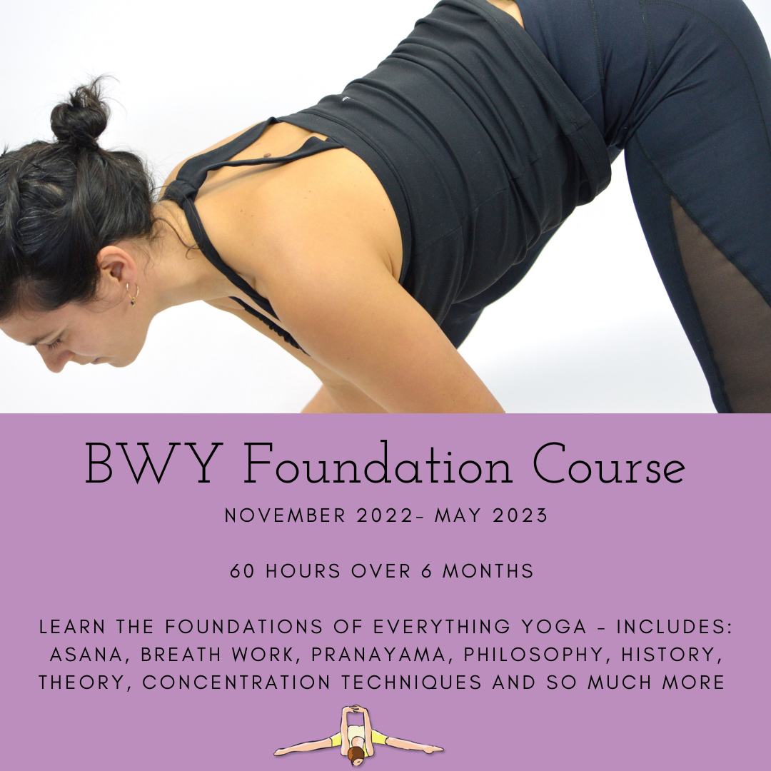 BWY Foundation Course starts November 2022